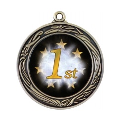 2¾” Custom Laurel Medal 