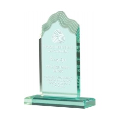 Jade Wave Acrylic Award