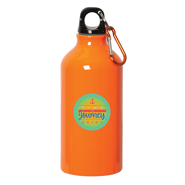 500 Ml (17 Fl. Oz.) Aluminum Water Bottle With Carabiner