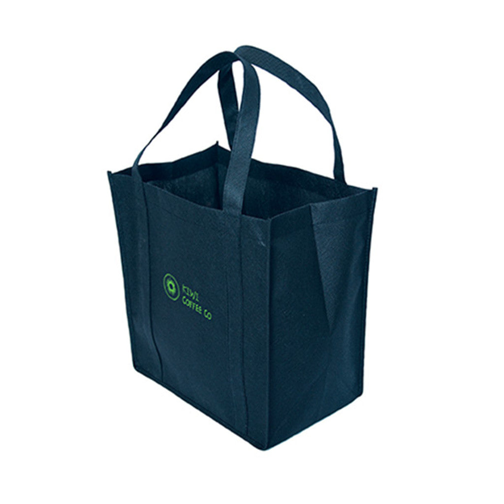 Non Woven Tote: 12" W x 13" H x 8" D