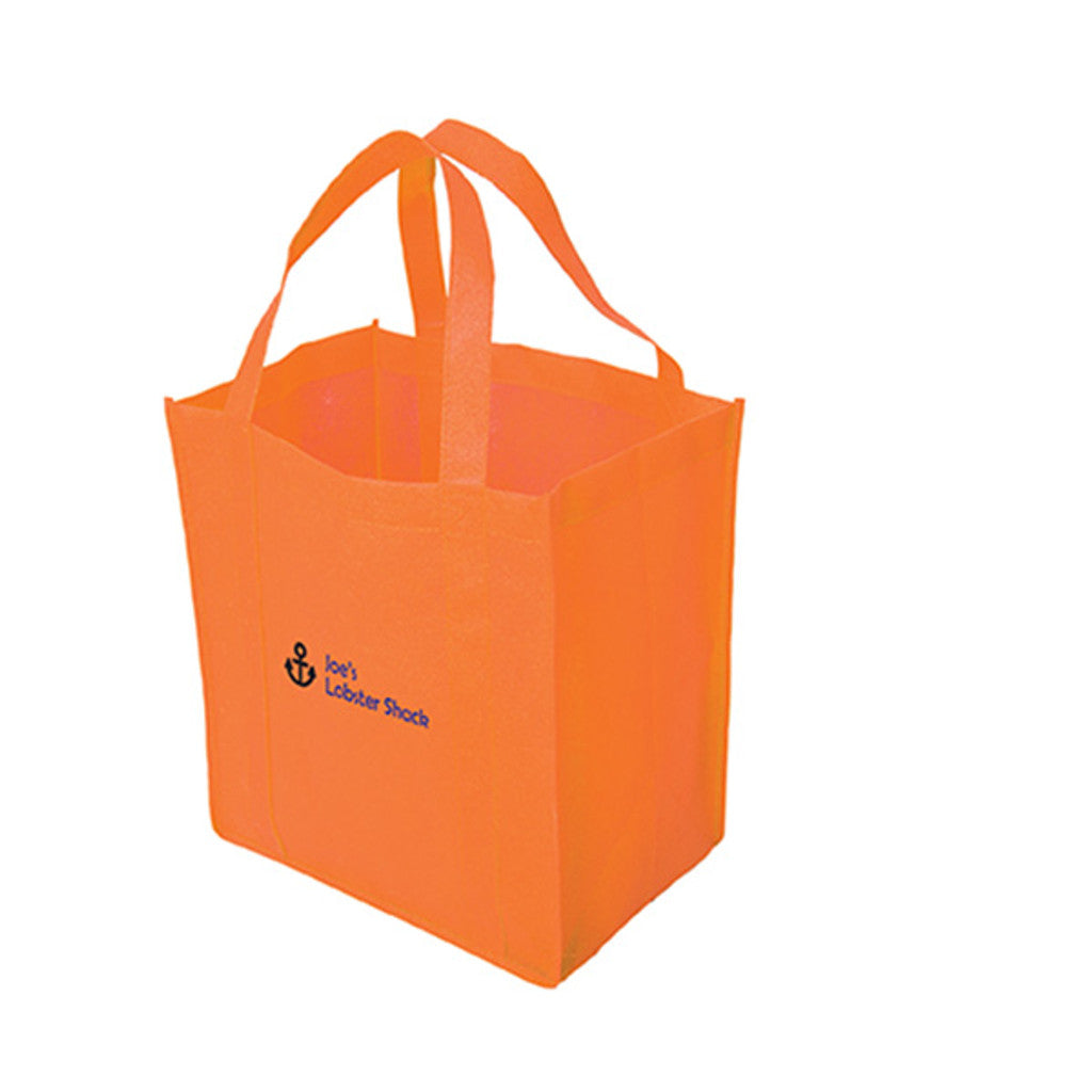 Non Woven Tote: 12" W x 13" H x 8" D