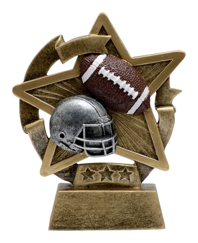 5"  Star Gazer Football Trophy