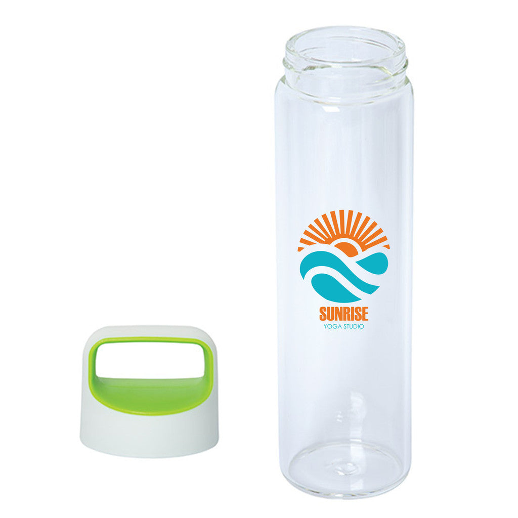 600 Ml. (20 Fl. Oz.) Glass Water Bottle