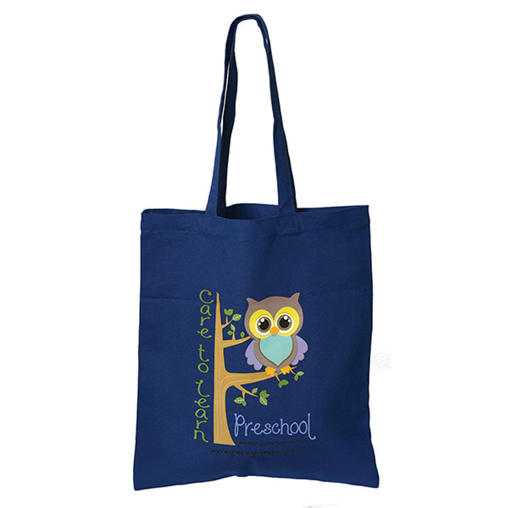 Tote Bag: 14” W x 16” H