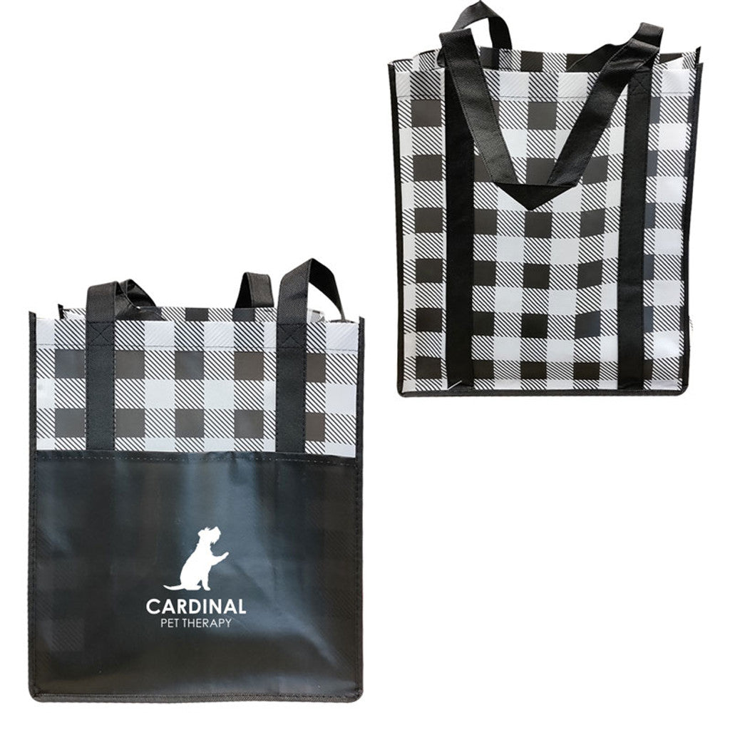 LUMBERJACK PLAID LAMINATED TOTE [CDN]