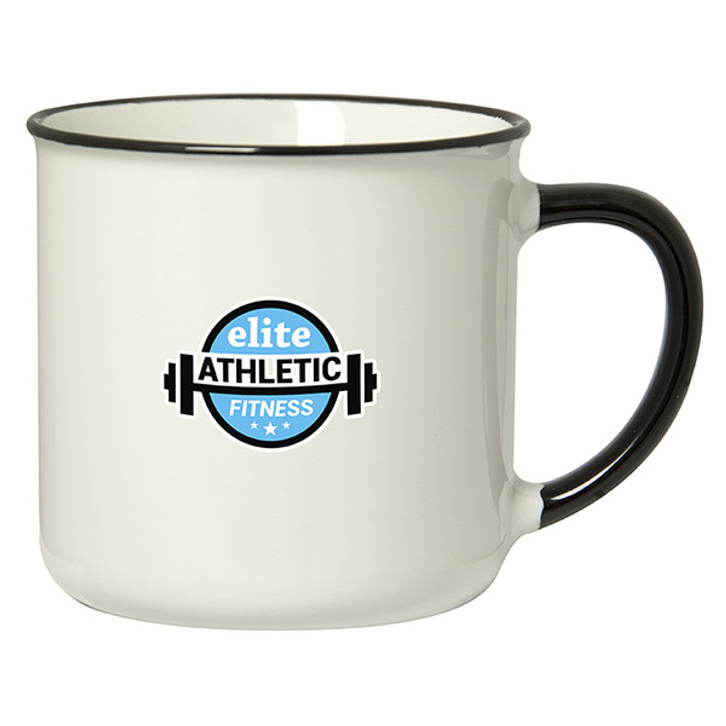 Spring 350 Ml. (12 Fl. Oz.) Mug With Coloured Rim/Handle