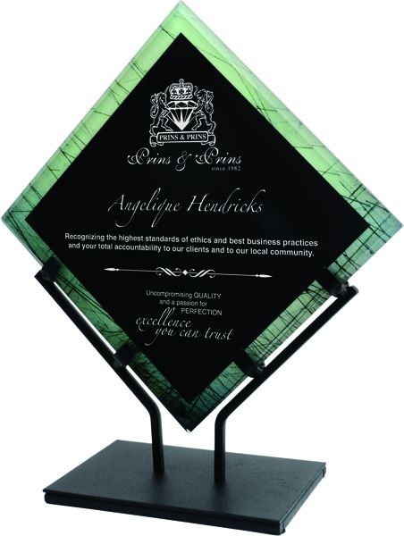 Acrylic Paragon Green Plaques