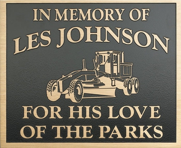 Custom Cast Bronze Plaque