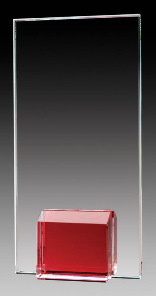 Gemstone Series Glass Award Ruby