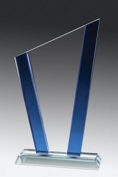 Aqua Series Glass Slope Blue Accent