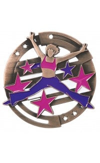 Dance Colour Enamel Medal