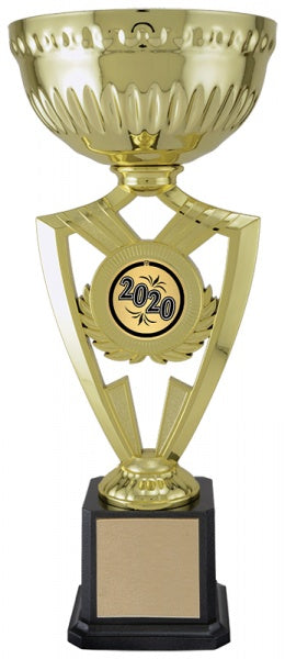 GOLD VICTORY CUP WITH CUSTOM LOGO