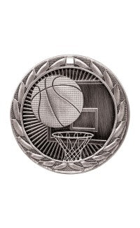 2" MEDAL IRON BASKETBALL