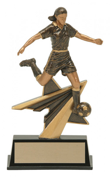 Star Power M&F Soccer Trophy