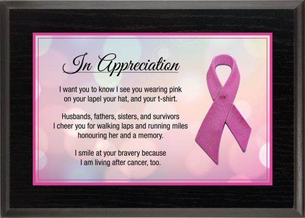 The Awareness Ribbon Plaque