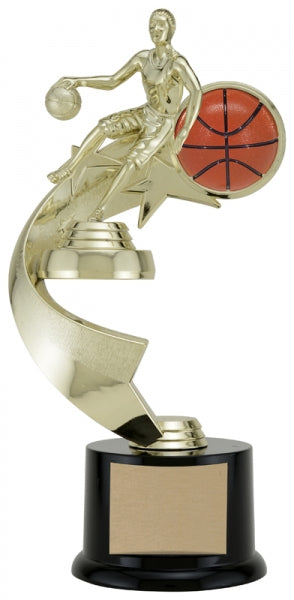 Basketball Ribbon Star Series Figure Trophy